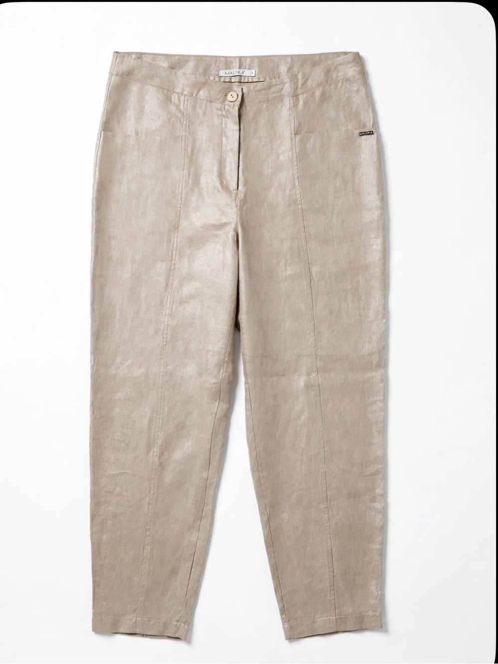 pure linen pants waist 16